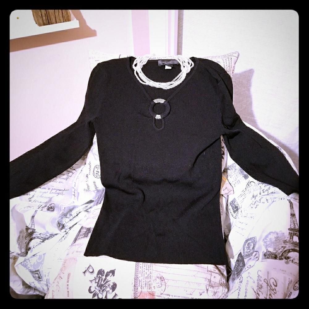 ❄FINAL❄Cable & Gauge Knit Top❄